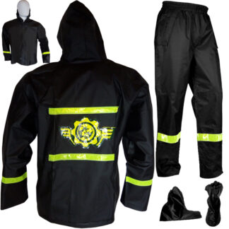 Impermeable rino negro