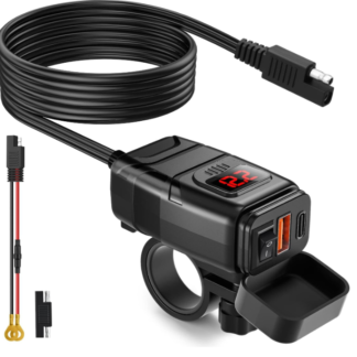 Cargador USB carga rápida 3.0 para moto