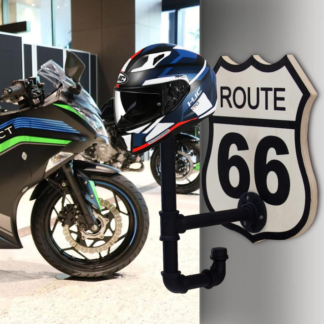 Soporte para casco de motocicleta de estilo retro