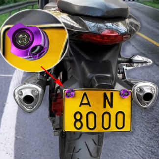 Tornillos de lujo placa